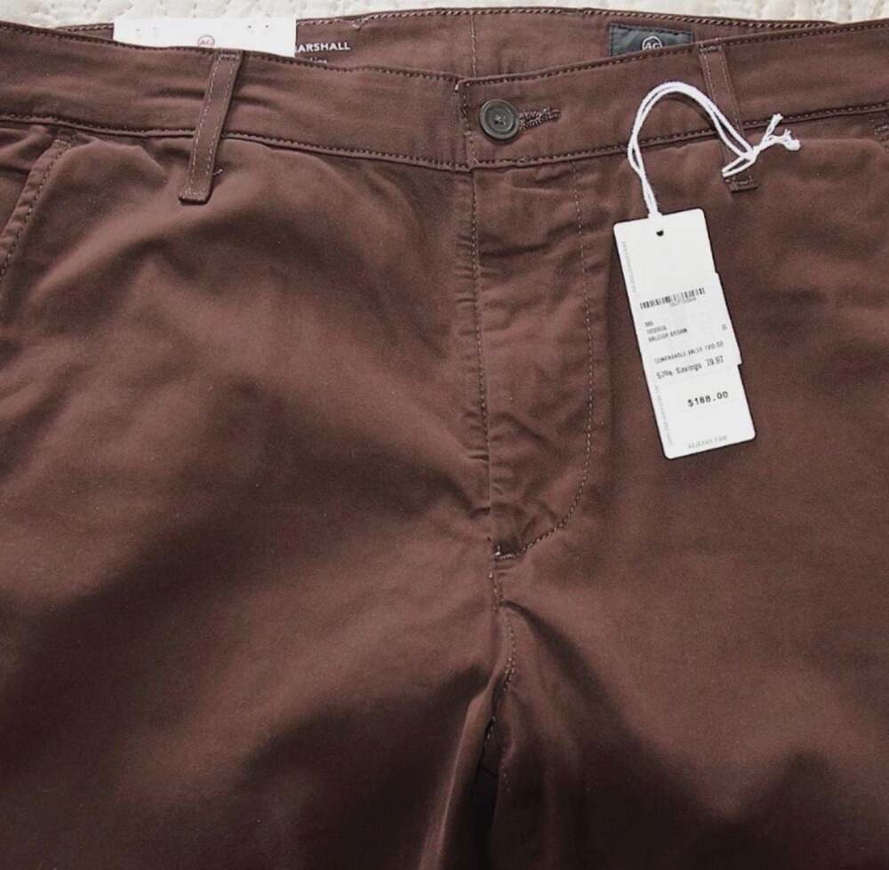 AG Jeans Brand New The Marshall Slim Chino Mens Pants Size 32x31